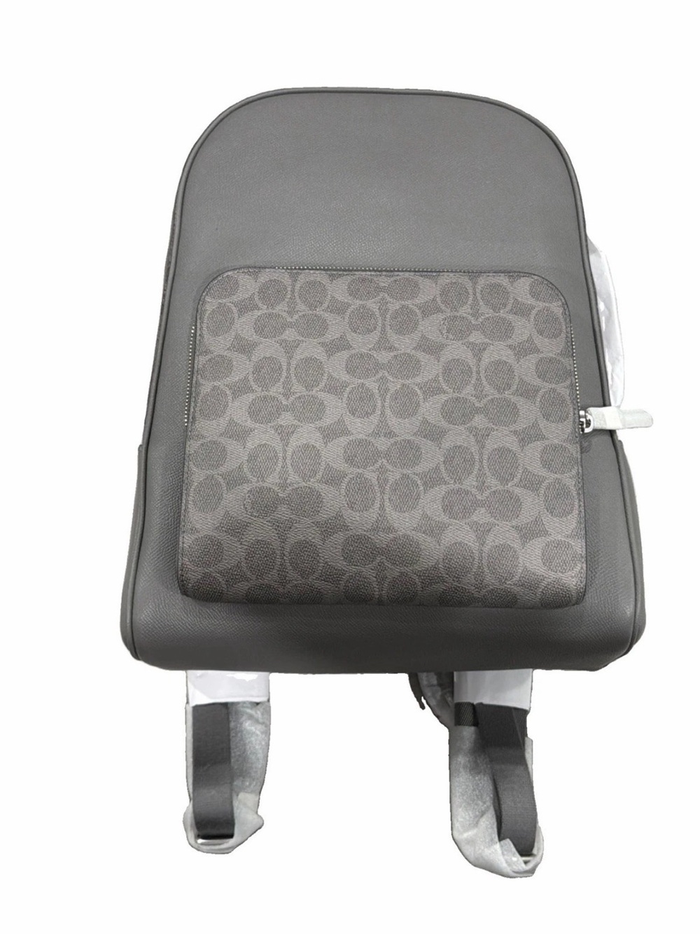 Coach Wade Backpack in Grey Signature NWT